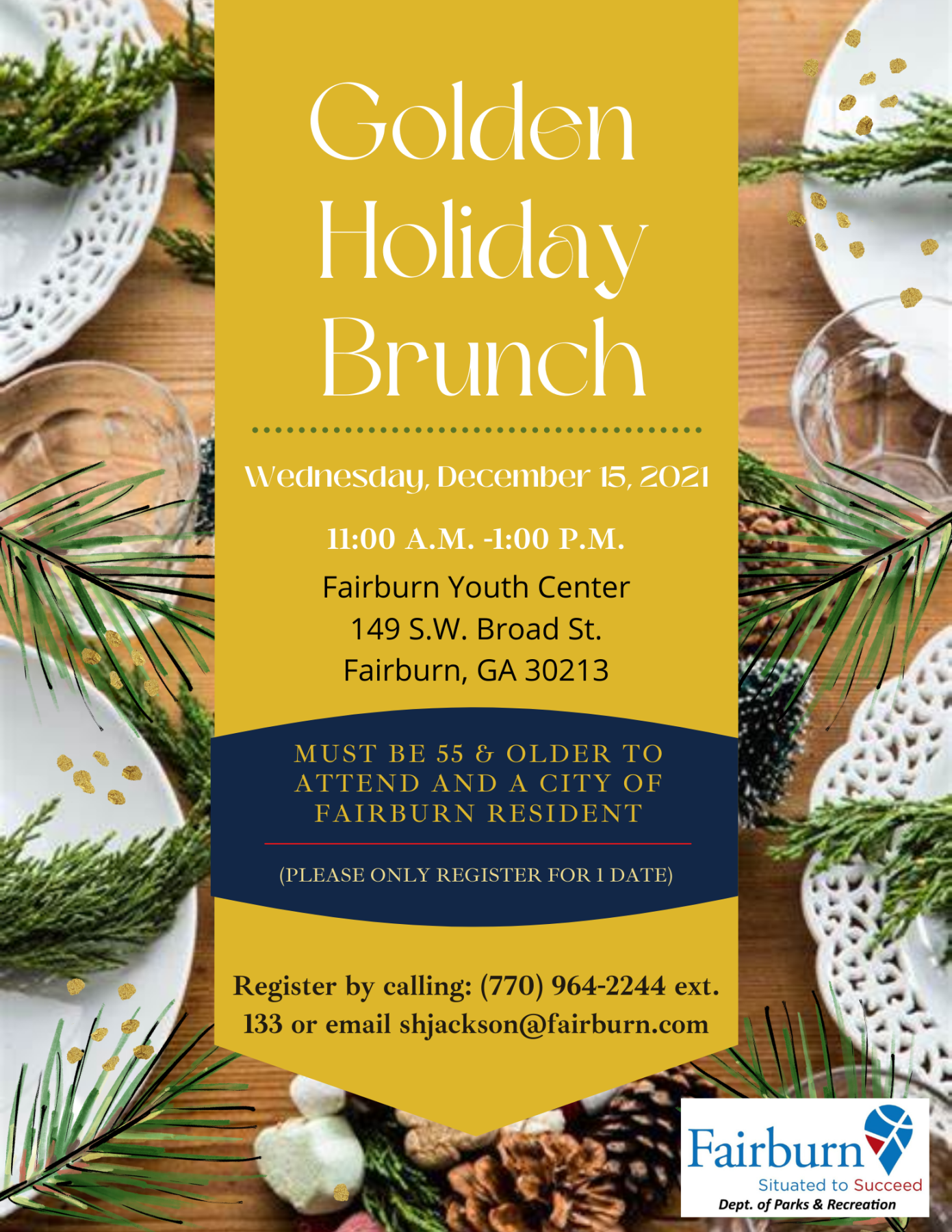 Golden Holiday Brunch