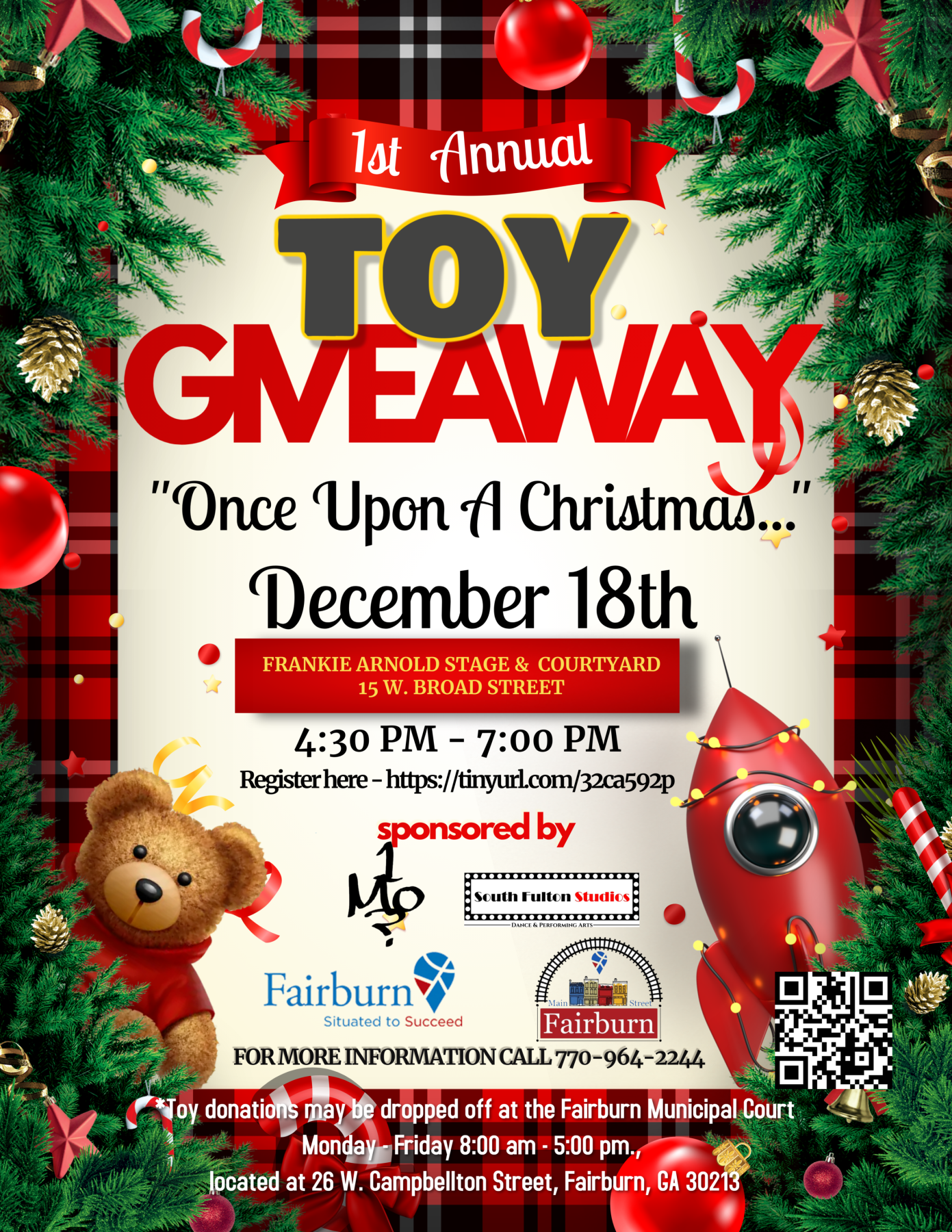 1st Annual Toy Giveaway City Of