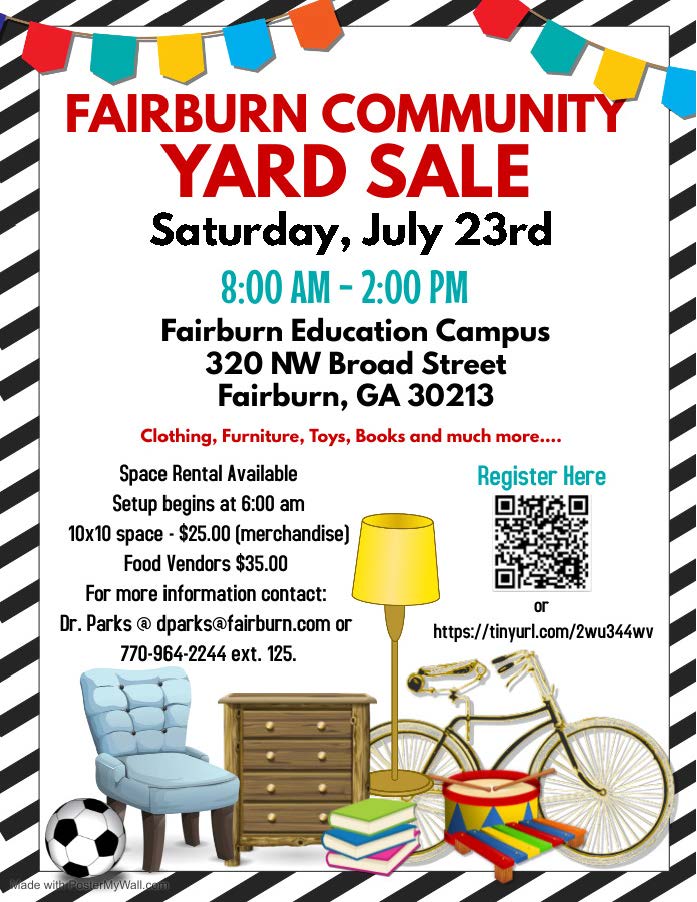 Fairburn Community Yard Sale City of Fairburn, GA