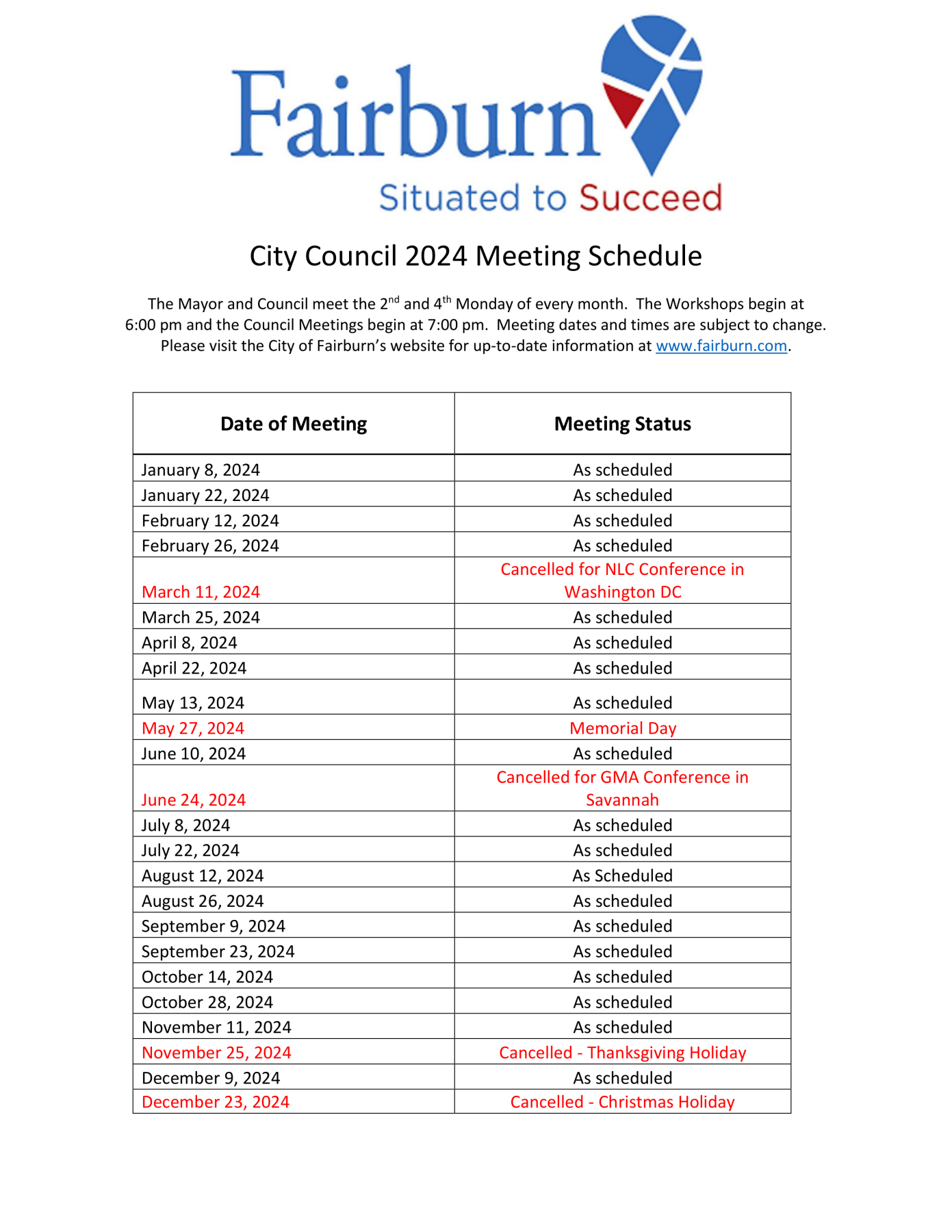 Budget Hearing Agenda - Town of Fulton